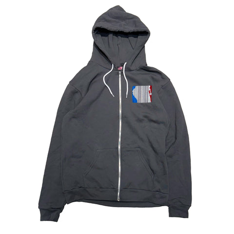 BETTING LINES GREY ZIP UP