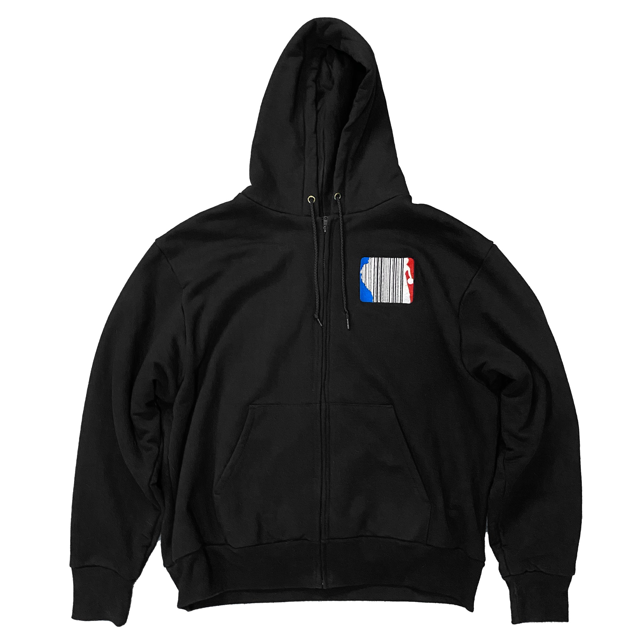 BETTING LINES BLACK CAMBER ZIP HOODIE
